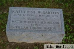 Katherine Wilson Barton