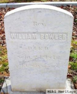 Rev William Bowler