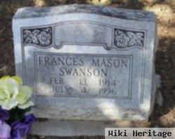 Mrs Frances Mason Swanson