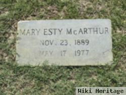 Mary Esty Mcarthur