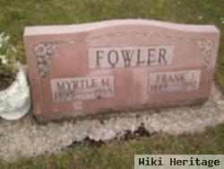 Myrtle M Saxon Fowler