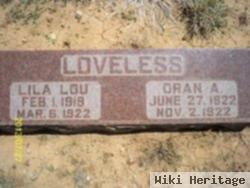 Oran A Loveless