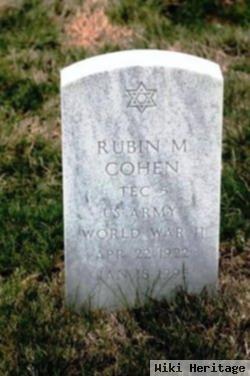 Rubin M Cohen