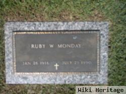 Ruby W Monday