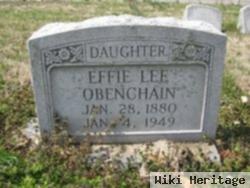 Effie Lee Jarboe Obenchain