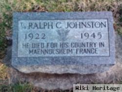 Ralph C Johnston