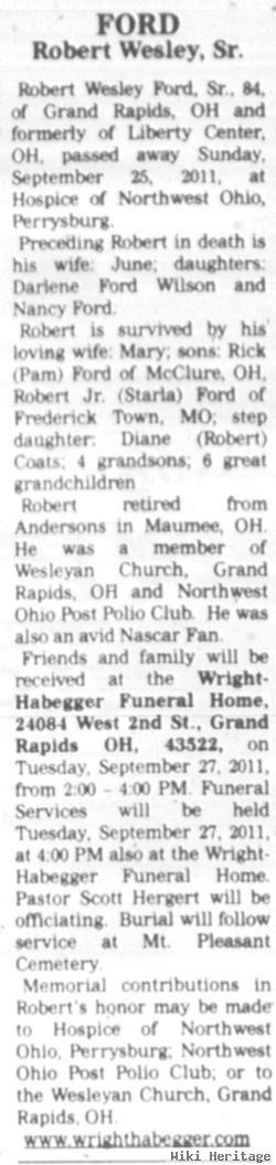 Robert Wesley Ford, Sr