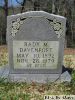 Rady M. Davenport