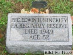 Pfc Edwin H Hinckley