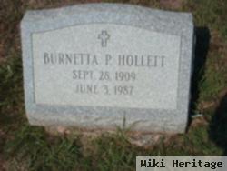 Burnetta P Hollett