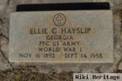 Pfc Ellie Garfield Hayslip