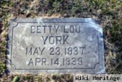 Betty Lou York