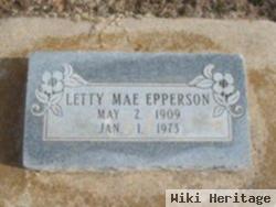 Letty Mae Epperson