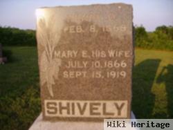 Mary E King Shively