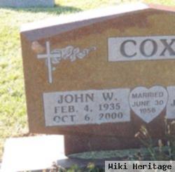 John W Cox, Sr