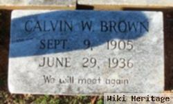 Calvin W Brown