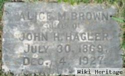 Alice M. Brown Hagler