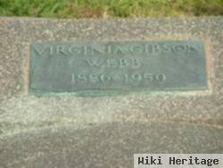 Virginia May Gibson Webb