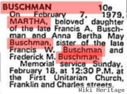 Martha Buschman