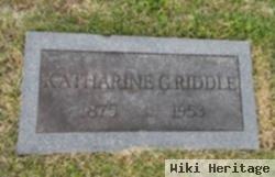 Katherine G. Lee Riddle