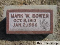 Marcus Walter "mark" Bowen