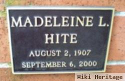 Madeleine L Hite