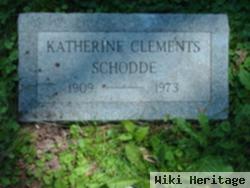 Katherine Francesca Clements Schodde