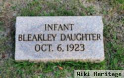 Infant Daughter Bleakley