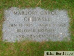 Marjory Carol England Creswell