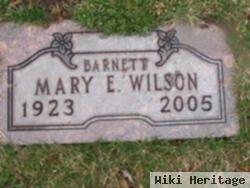 Mary E Barnett Wilson