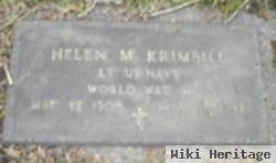 Lieut Helen M Krimbill