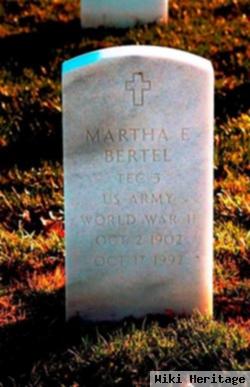 Martha E Bertel