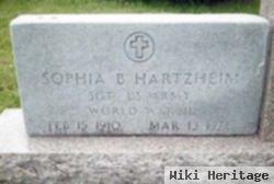 Sgt Sophia B. Hartzheim