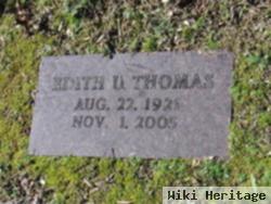 Edith U. Thomas