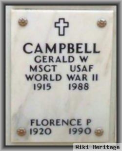 Gerald W Campbell