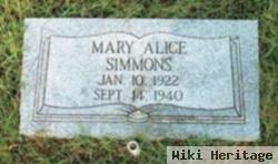 Mary Alice Simmons