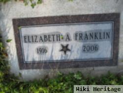 Elizabeth A Franklin