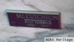 Mary Florence Mccutcheon