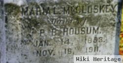 Maria Louise Housum Mccloskey