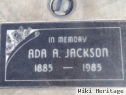 Ada A. Waybright Jackson