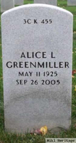 Alice L Greenmiller