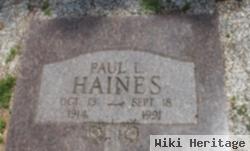 Paul Leonard Haines, Sr