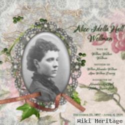 Alice Idelia Hall Wellman