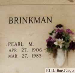 Pearl M. Brinkman