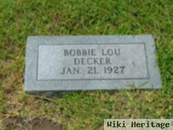 Bobbie Lou Decker