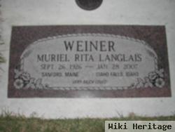 Muriel Rita Langlais Smith Weiner