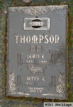 Betty E Thiel Thompson