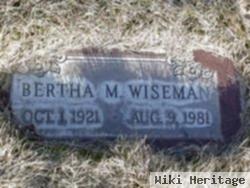 Bertha M Wiseman