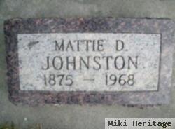 Mattie D. Simpson Johnston