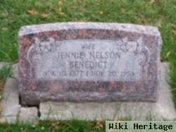 Jennie Nelson Benedict